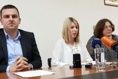 Na konferenciji za novinare predstavljen projekt Odvoji po boji, ukupne vrijednosti oko 1,400.000 kuna, 19. travnja 2018., mala vijećnica Grada Bjelovara FOTO: Grad Bjelovar https://www.bjelovar.hr