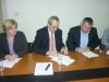 Vanja Posavac, predsjednica Gradskog vijeća Grada Bjelovara, Antun Korušec, gradonačelnik Grada Bjelovara i Fredi Pali, načelnik Općine Velika Pisanica - Gradonačelnik Grada Bjelovara Antun Korušec potpisao ugovore sa susjednim općinama o pružanju protupožarne zaštite, 15. siječnja 2014., mala vijećnica Grada Bjelovara FOTO: Dubravka Dragičević www.bjelovar.hr