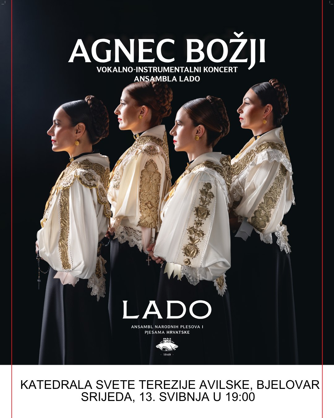 Ansambl LADO u Bjelovaru – koncert Agnec Božji
