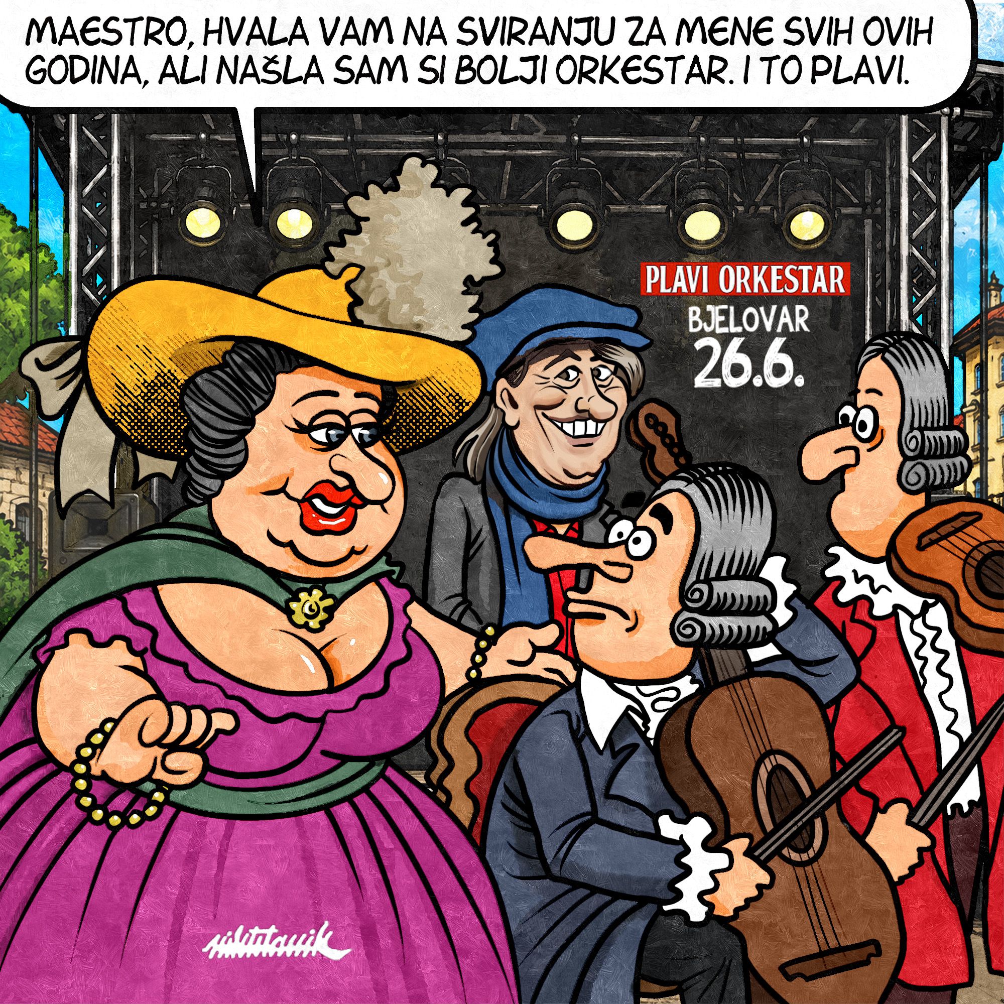 Kad Nik Titanik nacrta Terezijanu, ni carica ne ostane vjerna bečkom orkestru