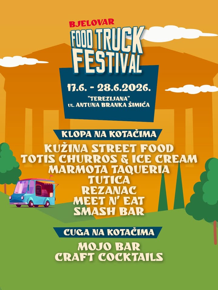 FOOD TRUCK FESTIVAL DOLAZI NA TEREZIJANU!