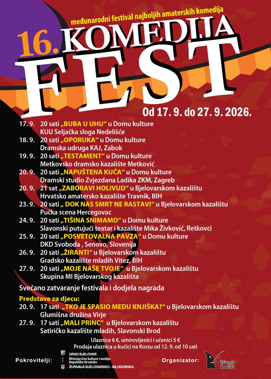 Komedija fest počinje 17. rujna!
